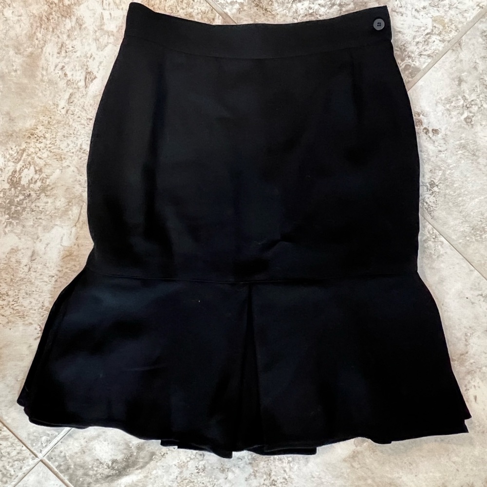 Christian lacroix midi skirt with ruffle detail